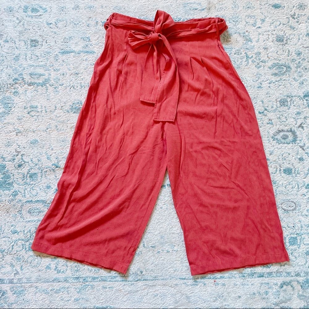 Signature8 Orange Wide Leg Culottes